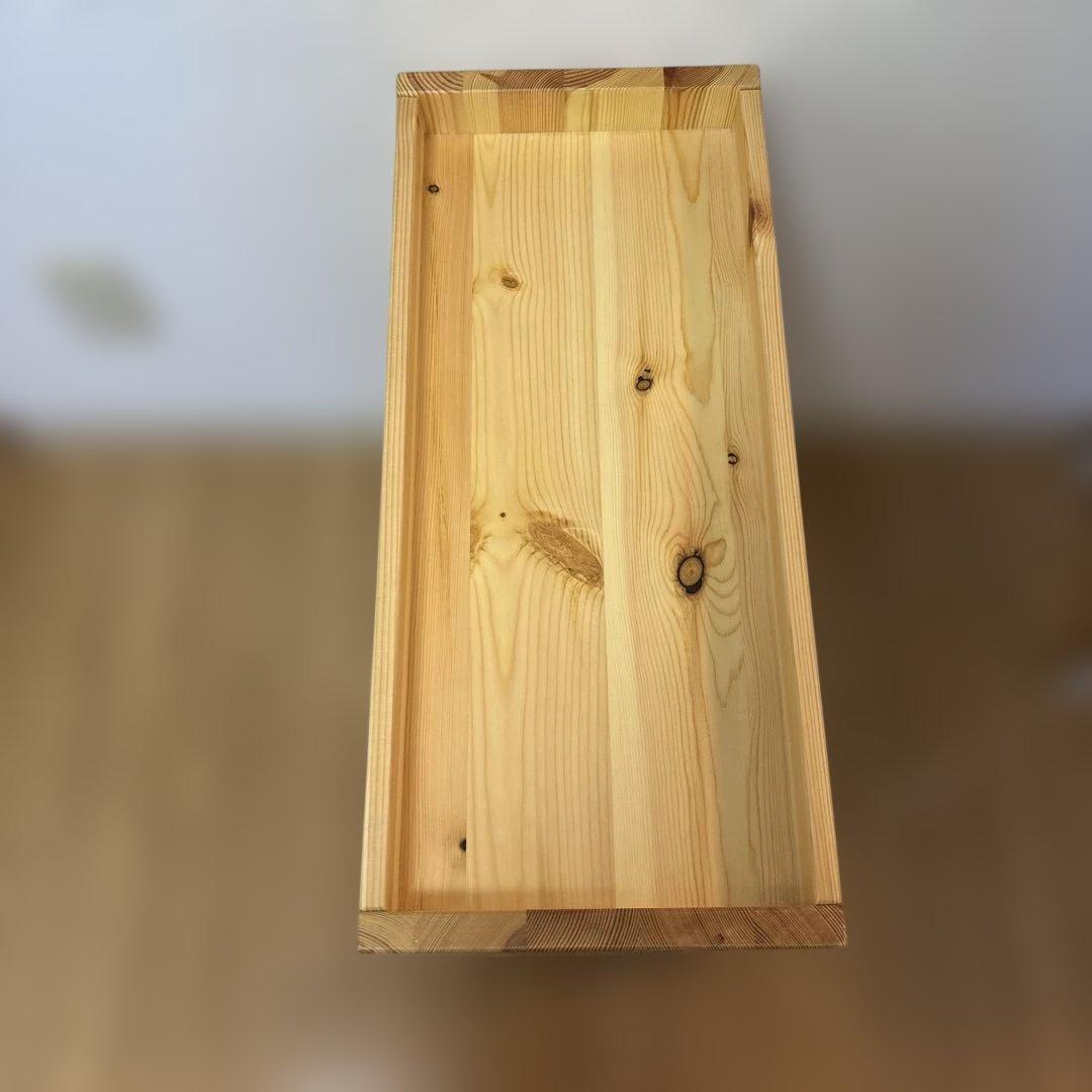 無印良品　パイン材デスクワゴン