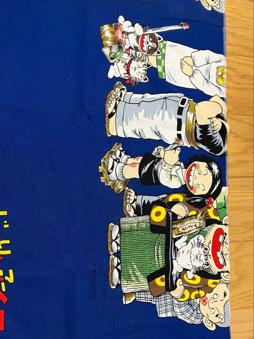 漫画 じゃりン子チエ 布地 生地 ハンドメイド アニメ マンガ 昭和レトロ生地