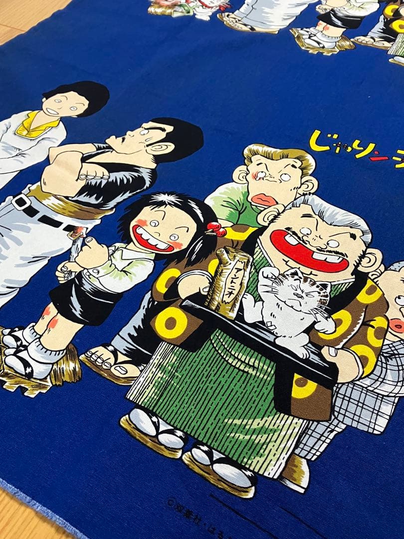 漫画 じゃりン子チエ 布地 生地 ハンドメイド アニメ マンガ 昭和レトロ生地