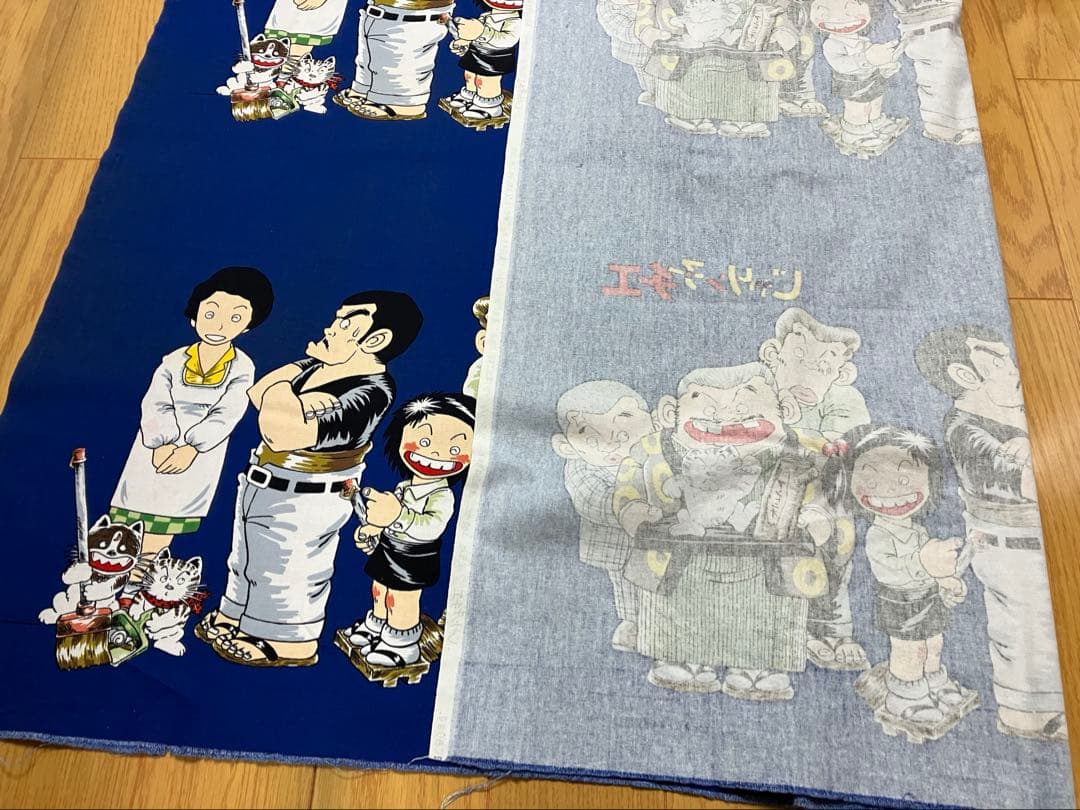 漫画 じゃりン子チエ 布地 生地 ハンドメイド アニメ マンガ 昭和レトロ生地