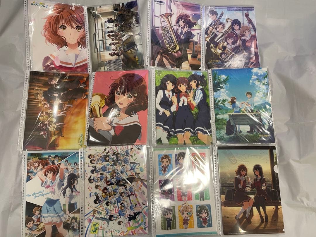 響け!ユーフォニアム　クリアファイル47枚　下敷き1枚