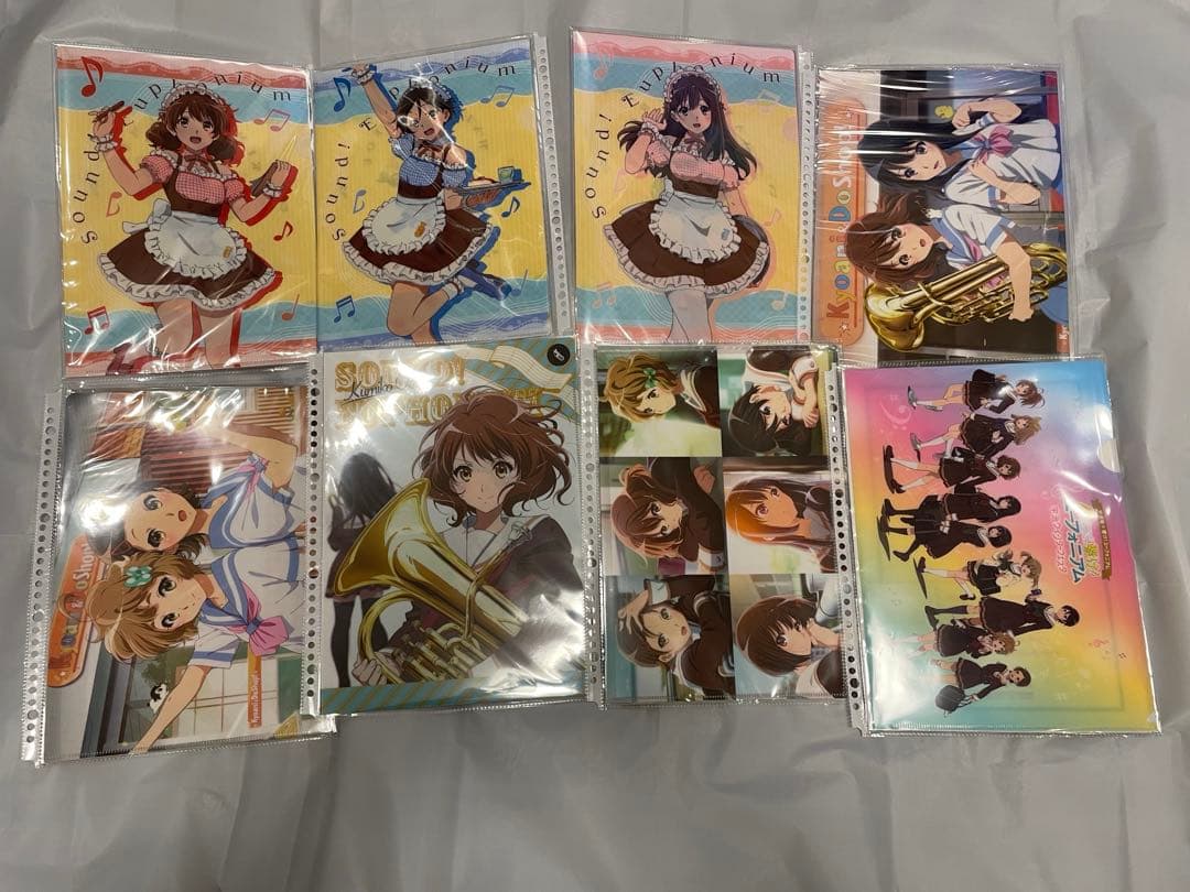 響け!ユーフォニアム　クリアファイル47枚　下敷き1枚