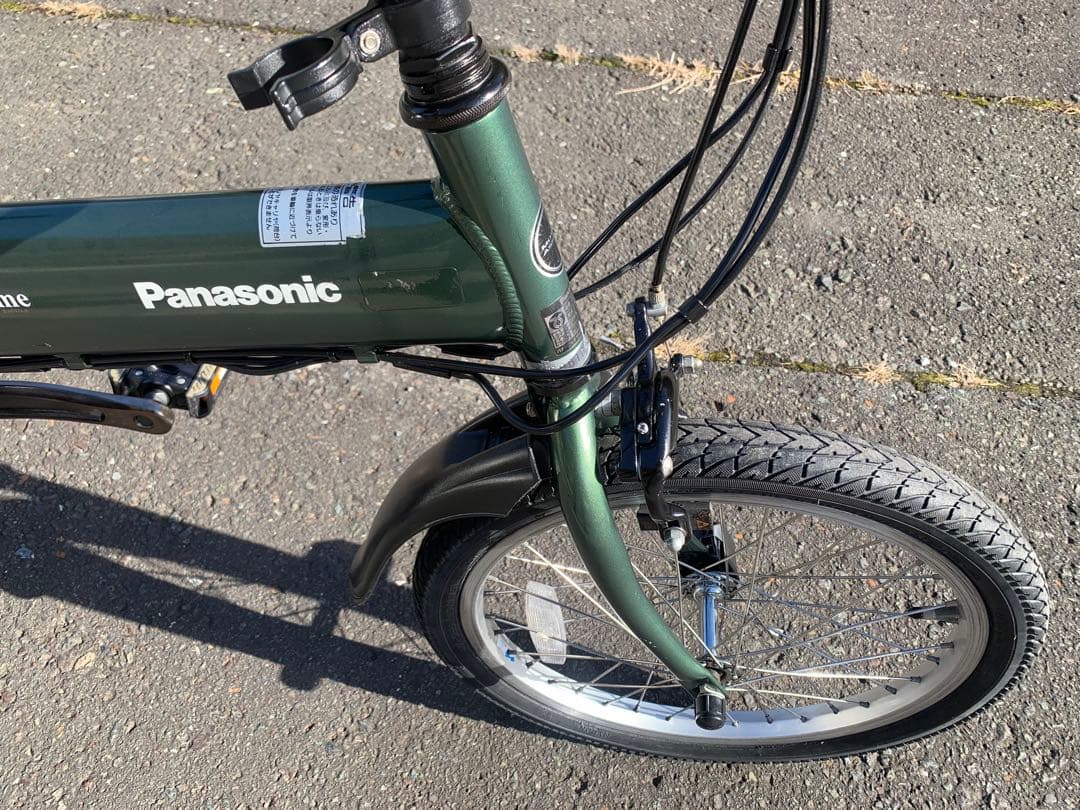 【動作確認済】送料無料Panasonic折り畳み電動アシスト自転車OffTime