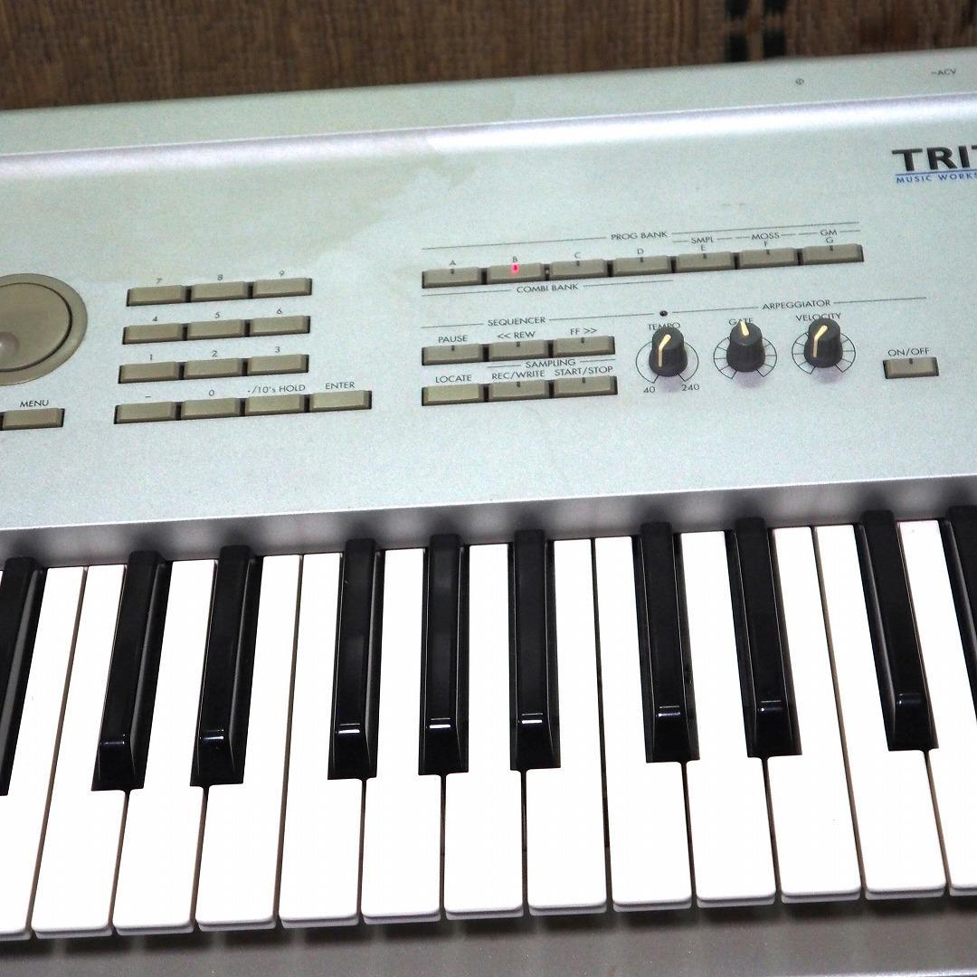 完動_美品_付属品完備_KORG TRITON_61鍵_FDD交換済_SC付