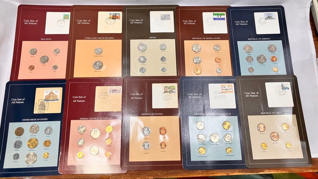 フランクリンミント社 世界の国々の 記念通貨 Ⅰ Ⅲ バラ