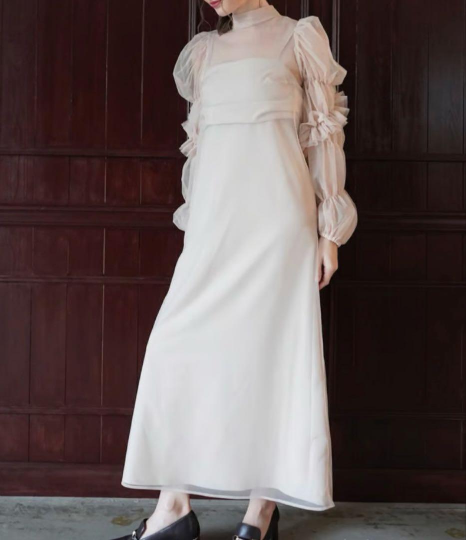最終値下げ！acka / tulle sheer onepiece(ドレス)