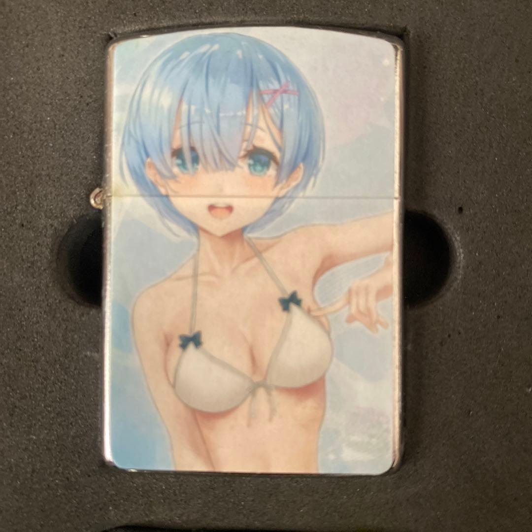 リゼロ　レム　水着　超希少　オイルライターzippo 風　BRZ8