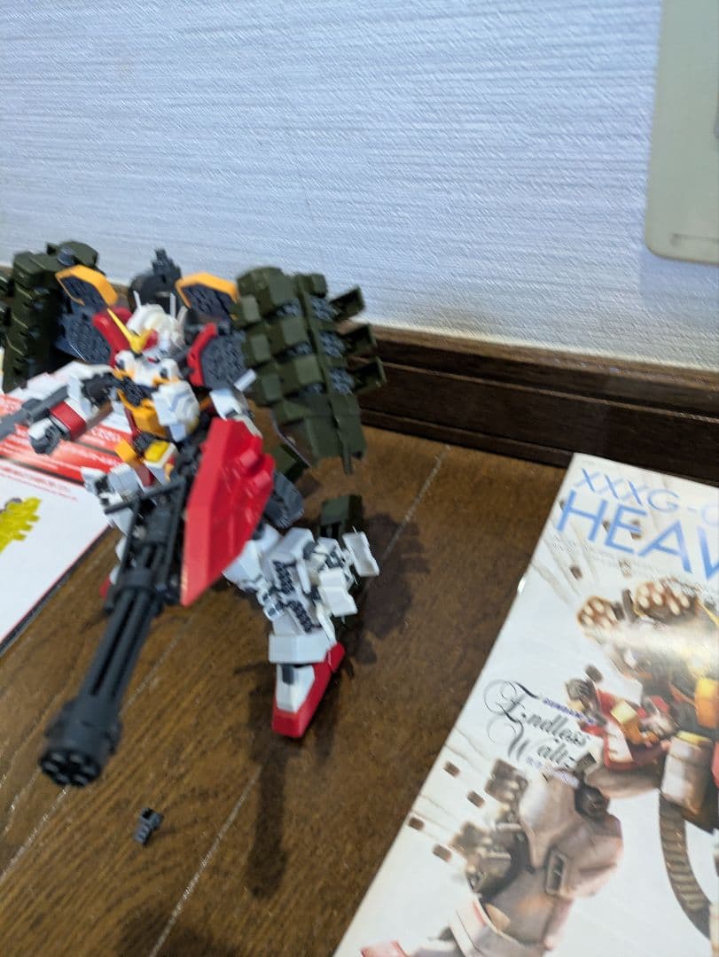 プラモデル ガンダム　ガンプラ　MG ヘビーアームズ　イーゲル装備　ジャンク