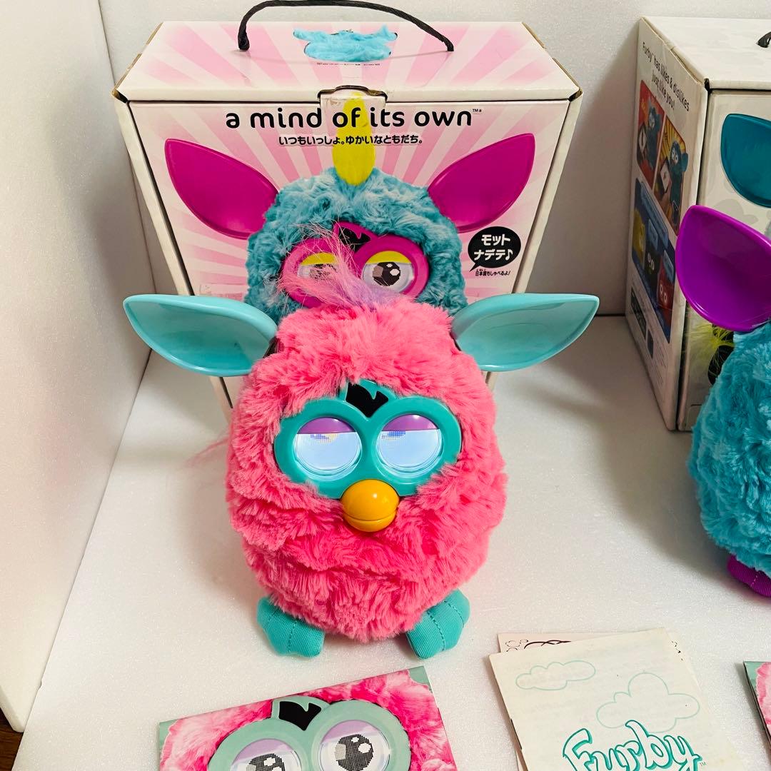 Furby ファービー ミントドロップ 日本語版 ストロベリーピンク セット
