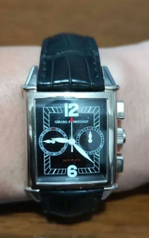 時計 Girard Perregaux vintage white gold