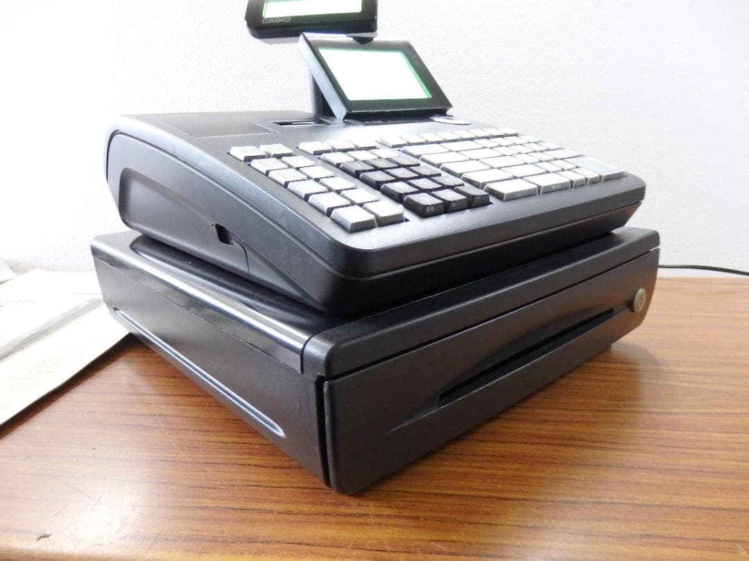 0210 美品 設定無料 カシオ TE-2700-20S 高性能 レジスター