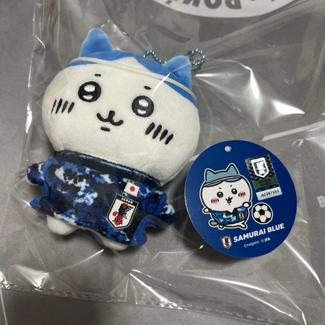 【タグ付き最安値】ちいかわ サッカー日本代表 マスコット　ハチワレ