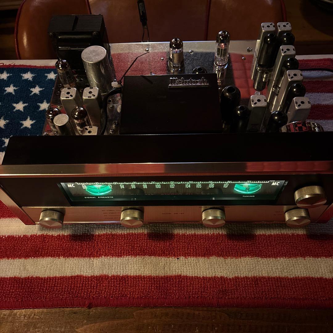 マッキントッシュMR65真空管FMチューナー受信良好