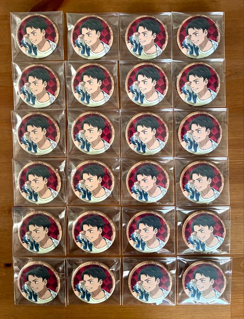 舞台 鬼太郎誕生 ゲゲゲの謎 ゲ謎 マット加工缶バッジ 水木×24個セット