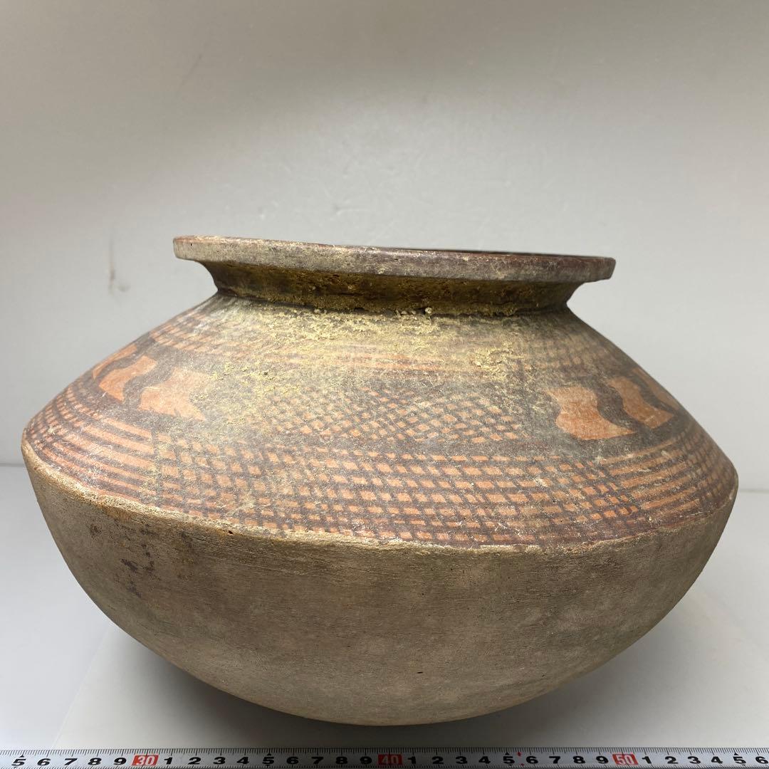 古代　紀元前　アンダーソン土器　木箱付高さ20.5㎝タサニ東な7-0223☆2F