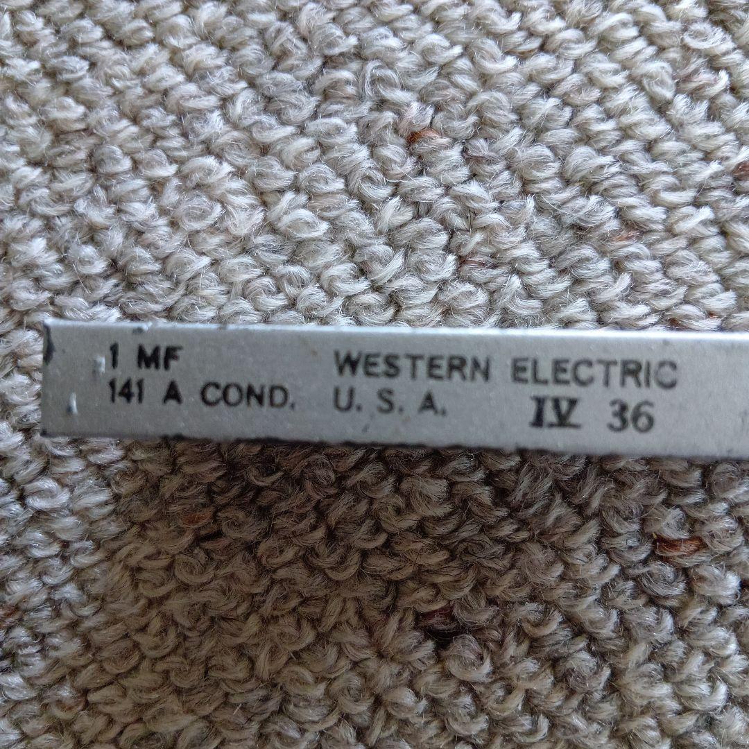 WESTERN ELCTRIC 141A コンデンサー　銀２本