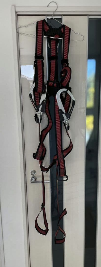 Tajima フルハーネス AT10-158571 赤と黒