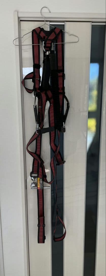 Tajima フルハーネス AT10-158571 赤と黒