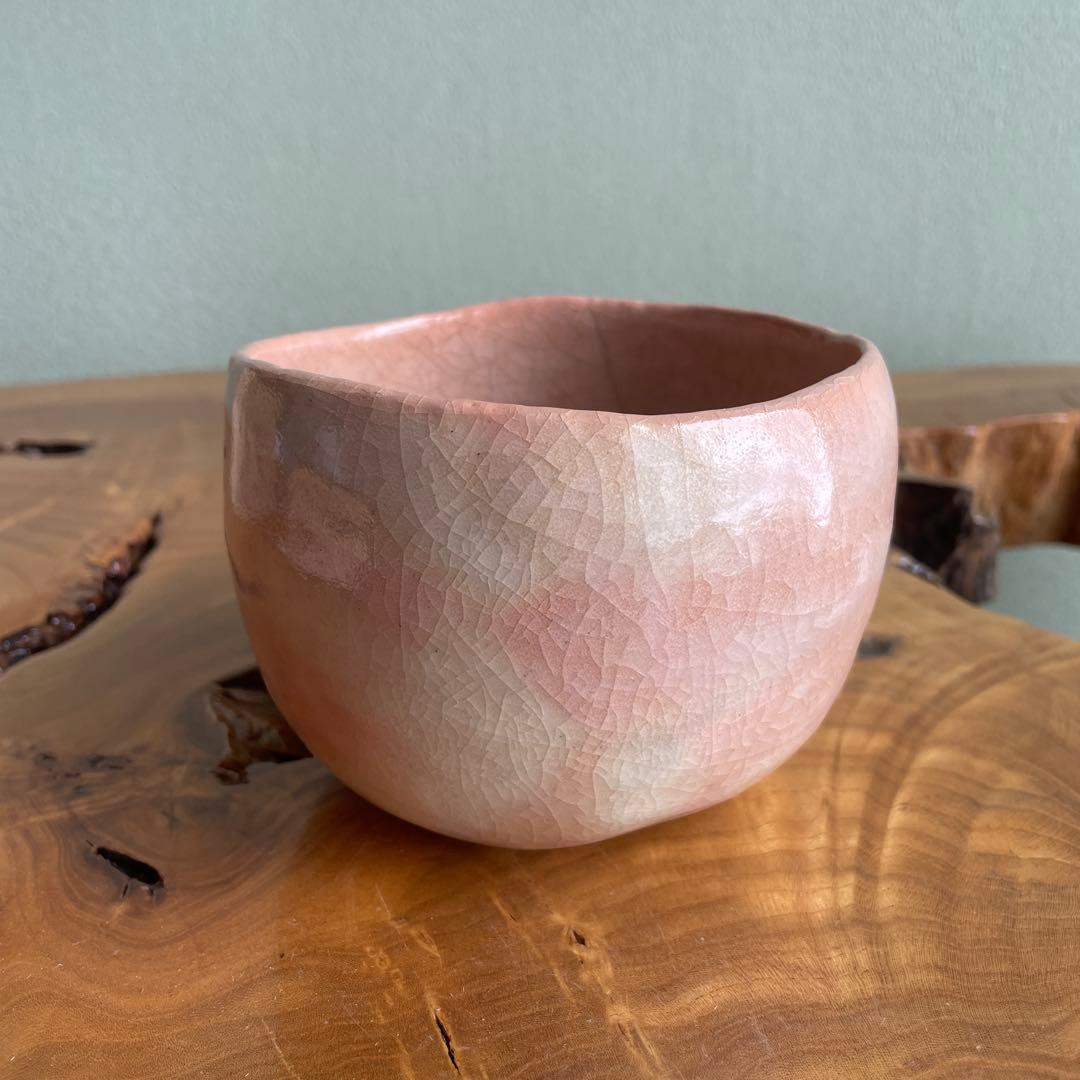 楽焼 京焼 昭楽 清水焼 光悦乙御前写赤茶碗 抹茶碗 茶道具 共箱