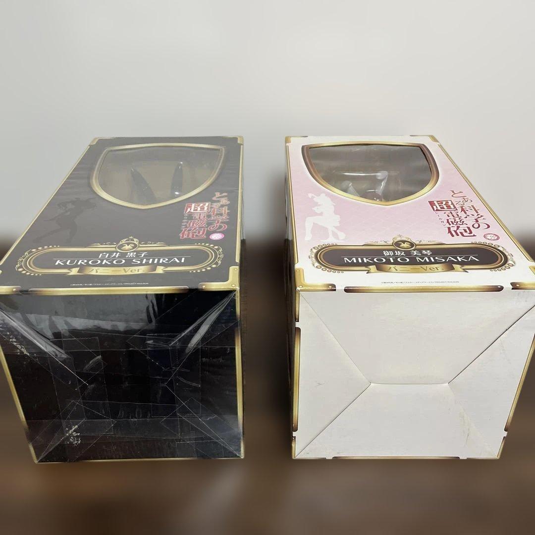 とある科学の超電磁砲 御坂美琴、白井黒子セット バニーVer. 1/4 完成品