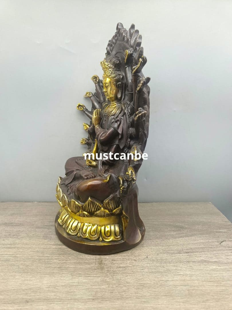 仏教美術 仏像 千手観音仏像 仏堂奉納 銅製品 工芸品 置物