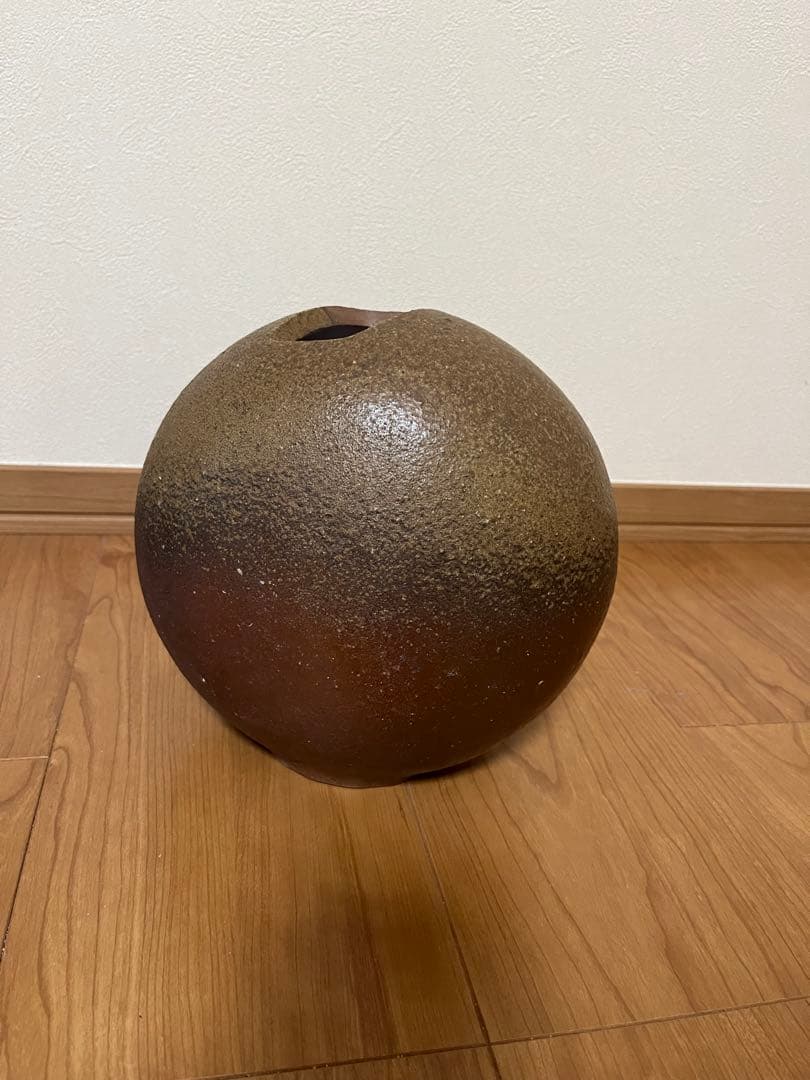 備前焼　花入れ　脇本博之　未使用品　箱付き