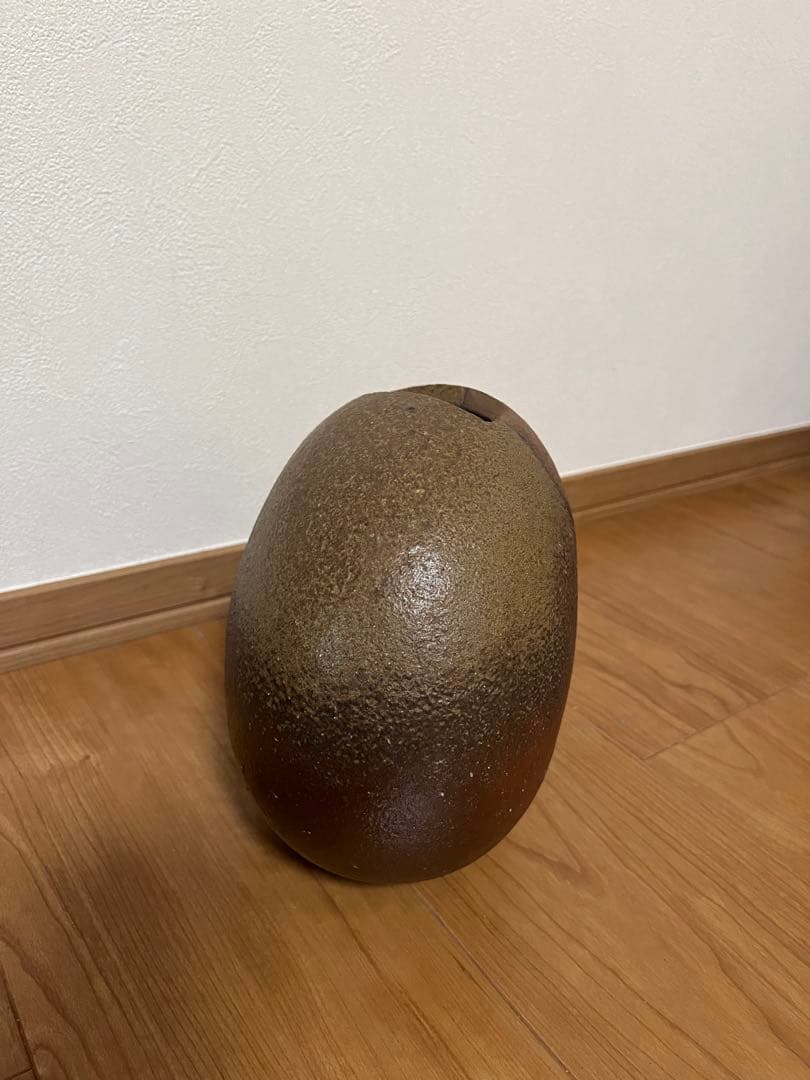 備前焼　花入れ　脇本博之　未使用品　箱付き