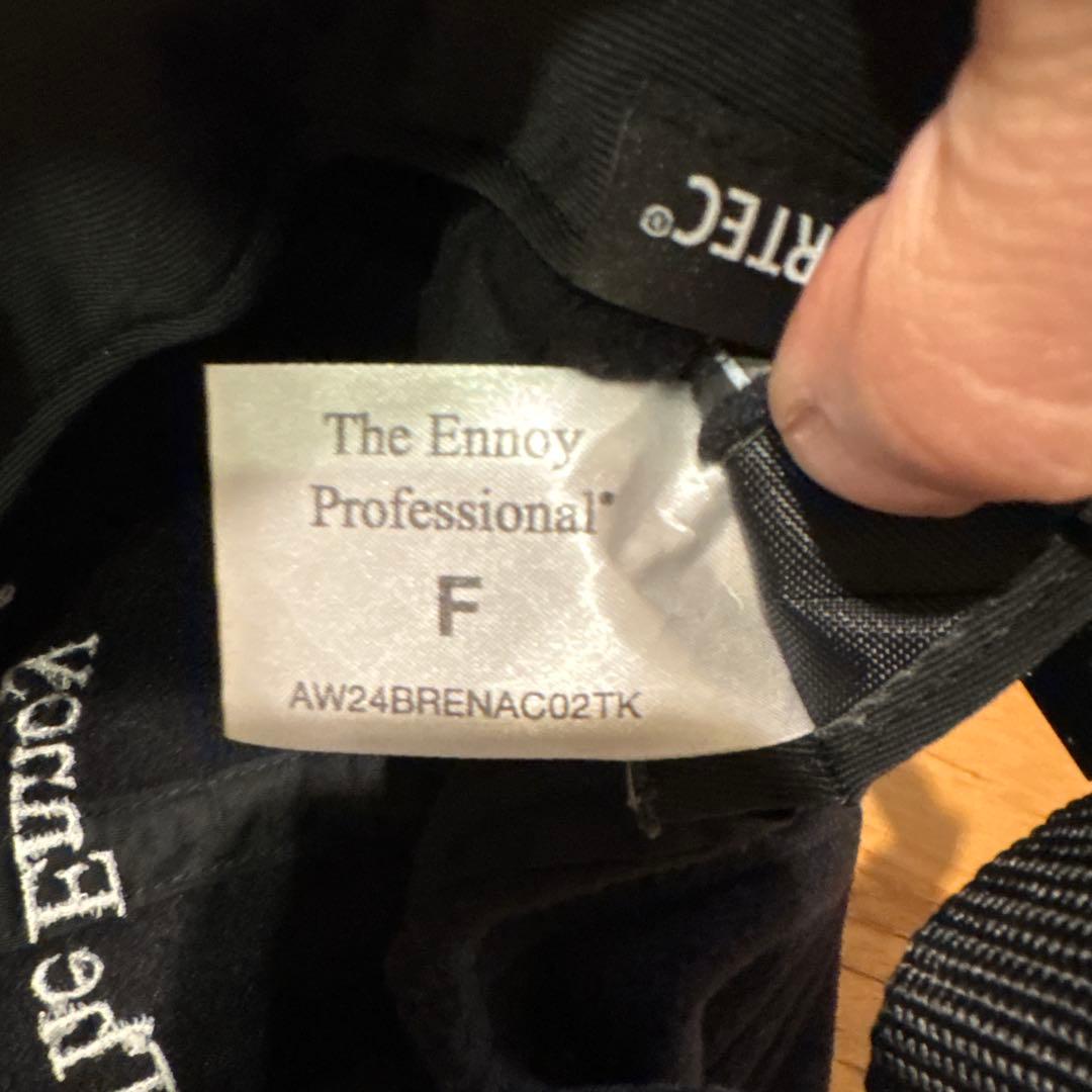 美品 '24 ENNOY polartec fleece cap BLK