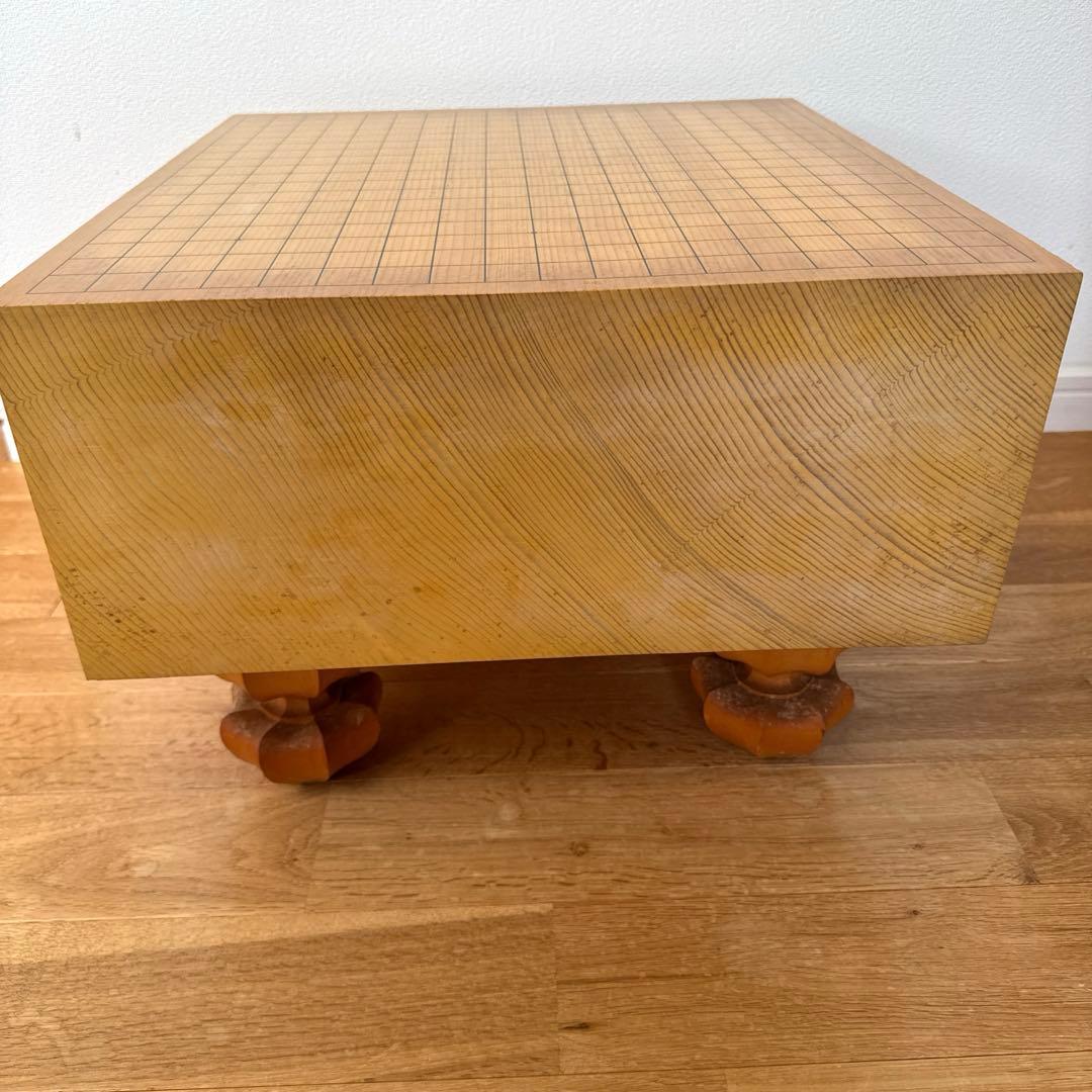 囲碁盤/ 脚付き/ヘソ有り/カバー付き/17cm厚/碁盤/囲碁