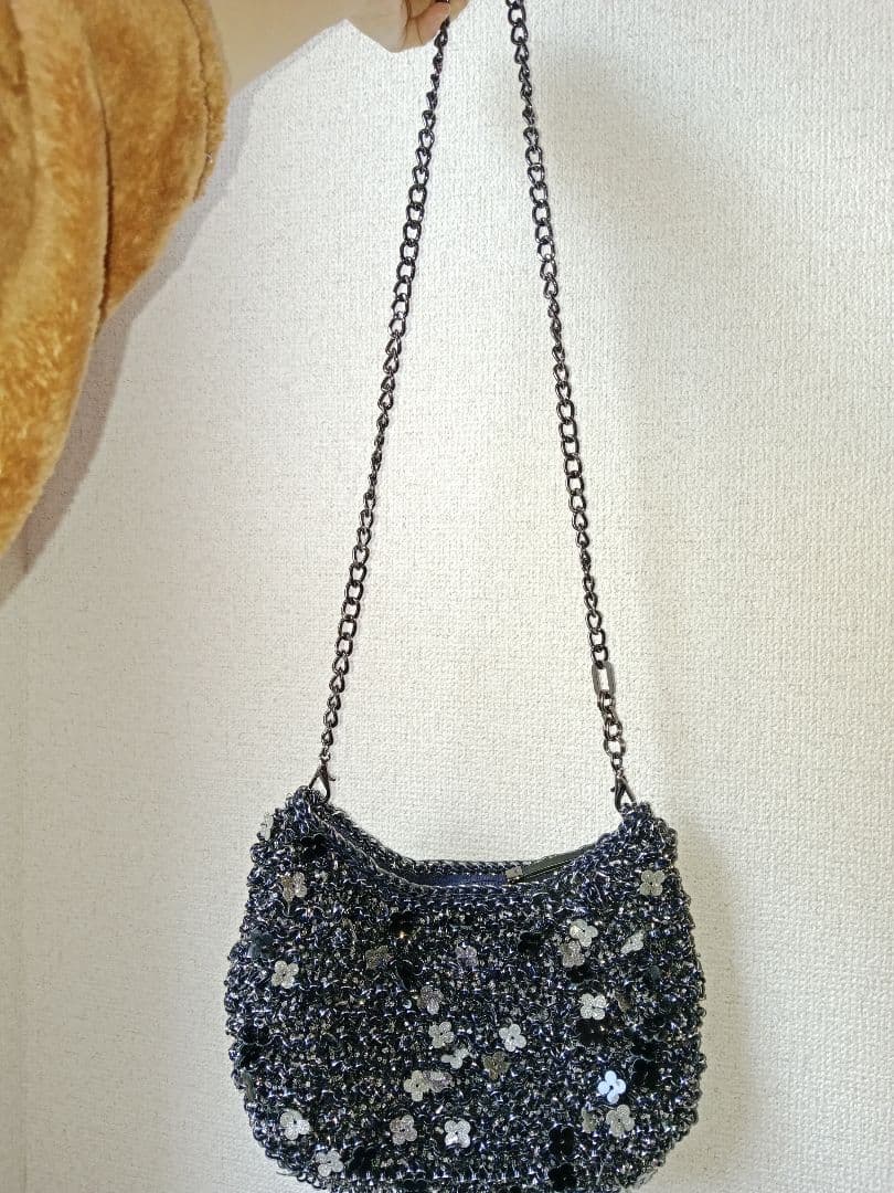 【美品 稀少】アンテプリマ ハンドバッグ フィオリトゥーラ ブラック