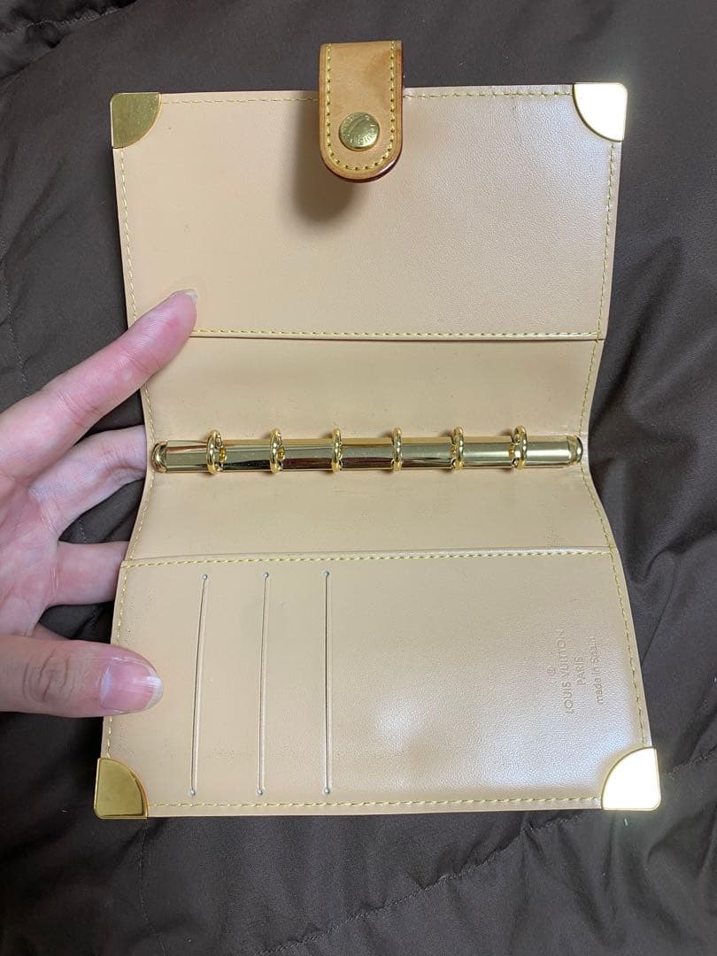 ト*マ様 VUITTON マルチカラー　白　希少　廃盤　★6穴手帳　美品