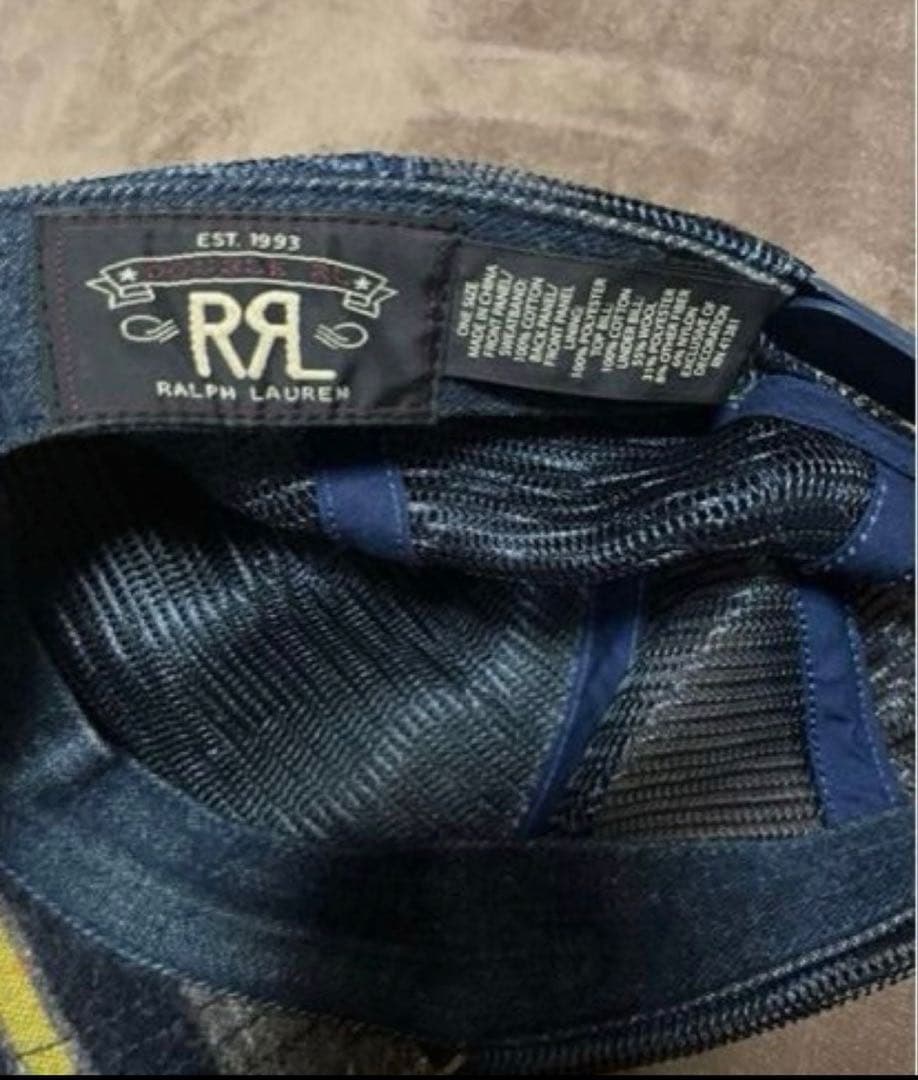 RRL ダブルアールエル ラルフローレン デニム メッシュキャップ