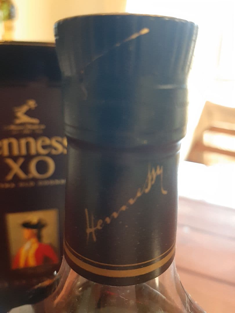 【古酒/状態良し】ヘネシーXO Hennessy 金キャップ