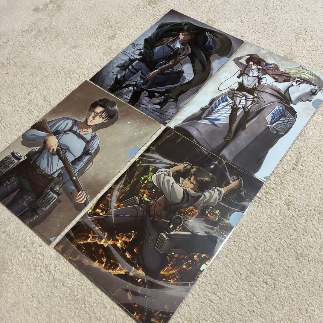 未使用品★進撃の巨人★クリアファイル★まとめ売り★リヴァイ