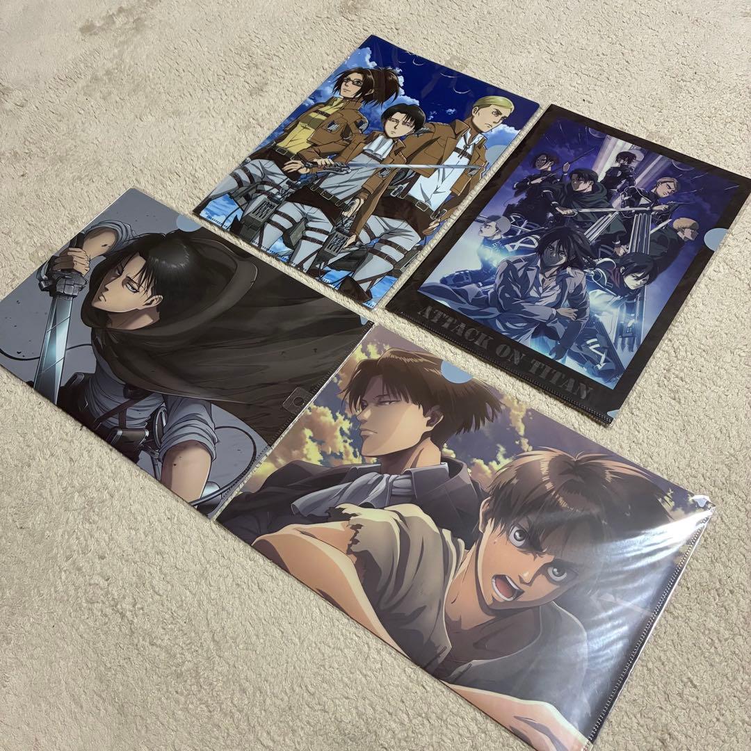 未使用品★進撃の巨人★クリアファイル★まとめ売り★リヴァイ
