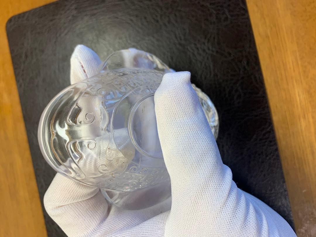 漢代 水晶耳杯 天然水晶 彫刻 古美術 珍品