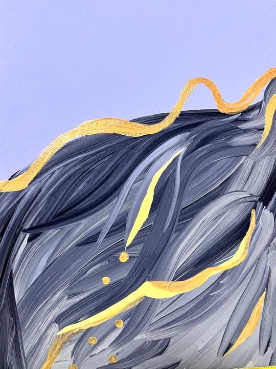 絵画ANNA.k ダチョウの背中