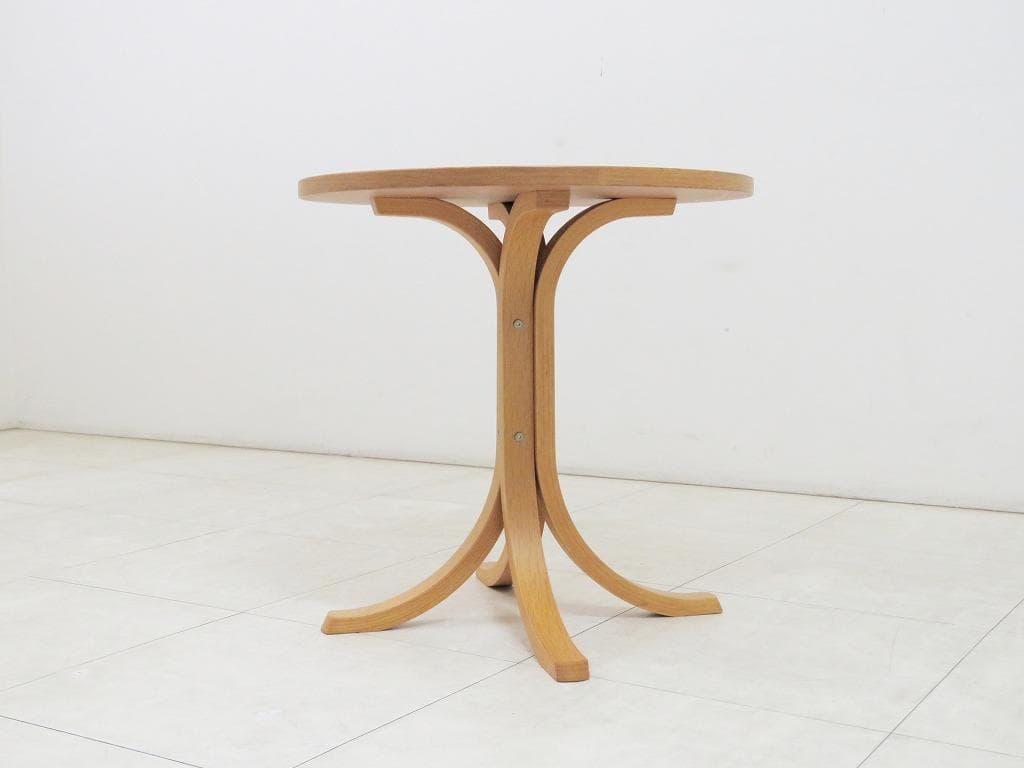 天童木工 サイドテーブル 71,500円 ラウンド 検秋田木工カンディハウス