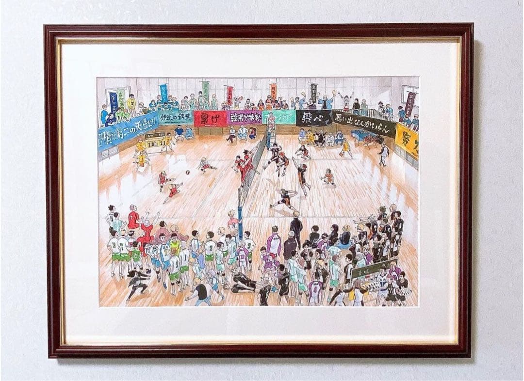 ハイキュー展　複製原画　挑戦者たち