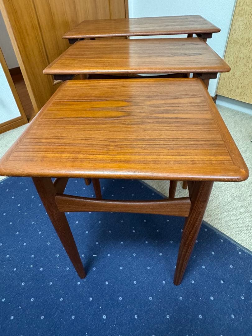 【Yさん専用】デンマーク　ヴィンテージ　木製ネストテーブル