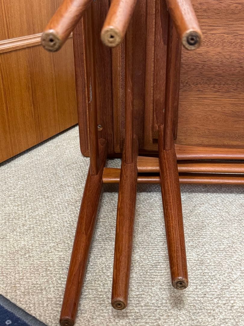 【Yさん専用】デンマーク　ヴィンテージ　木製ネストテーブル