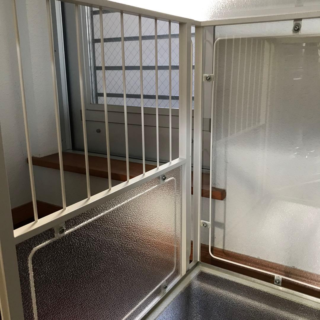 【大阪府内はお持ち致します】extail アクリルケージ 小型犬用 ホワイト