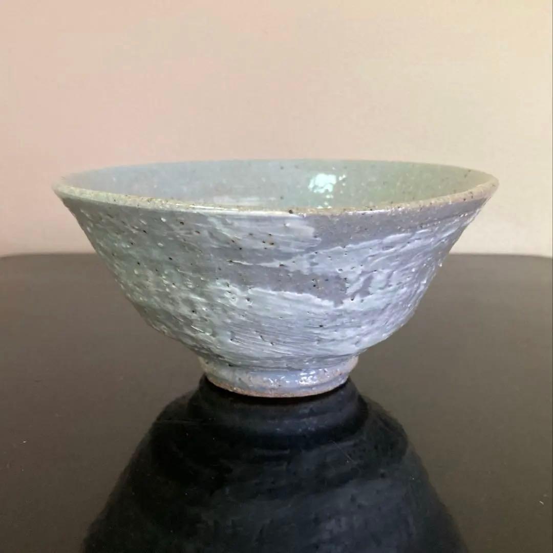 韓国人間国宝 池順鐸作 高麗陶窯 茶碗 共箱 共布 栞付 1客