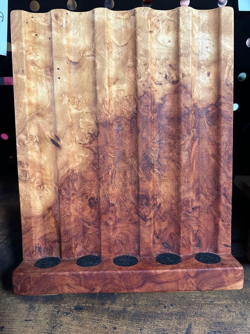 kentaro-papa ケンタロウパパ　花梨紅白　ペンスタンド　ペン立て　楔