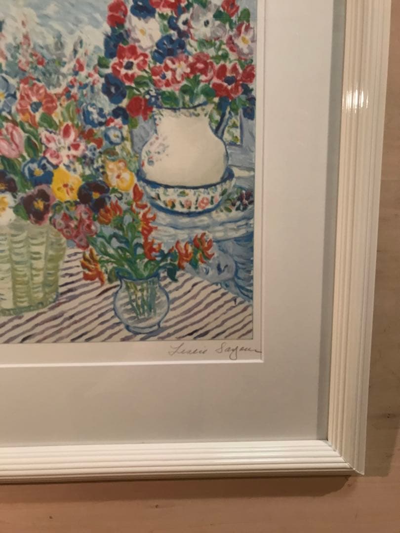 レスリーセイヤー「クリスタルベイス」シルクスクリーン　直筆サイン・エディション有