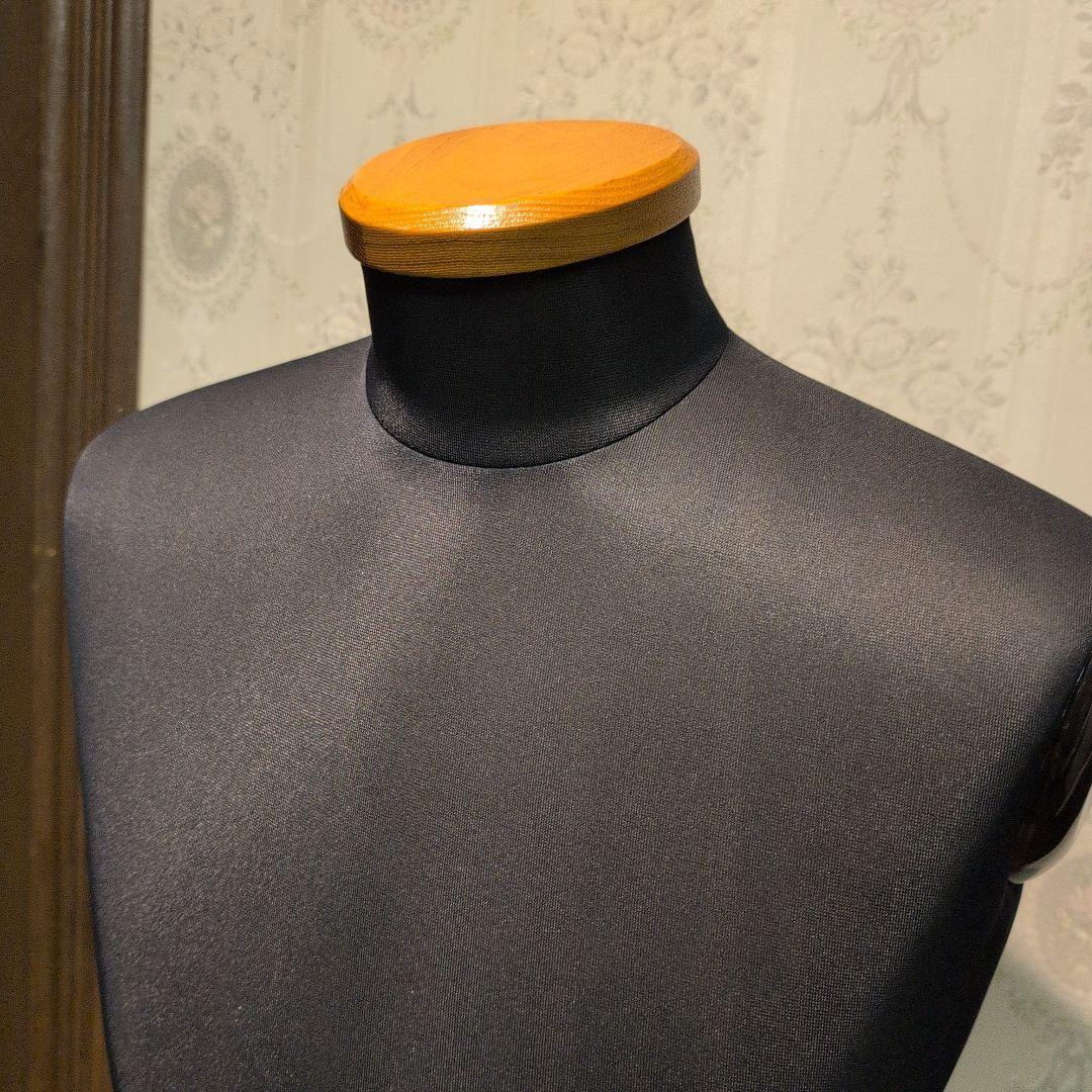 メンズ アーム無し ブラック トルソー スタンド付き ヴィンテージ