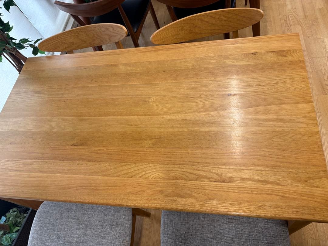 M126　ダイニング５点セット　ダイニングテーブル　幅1350mm