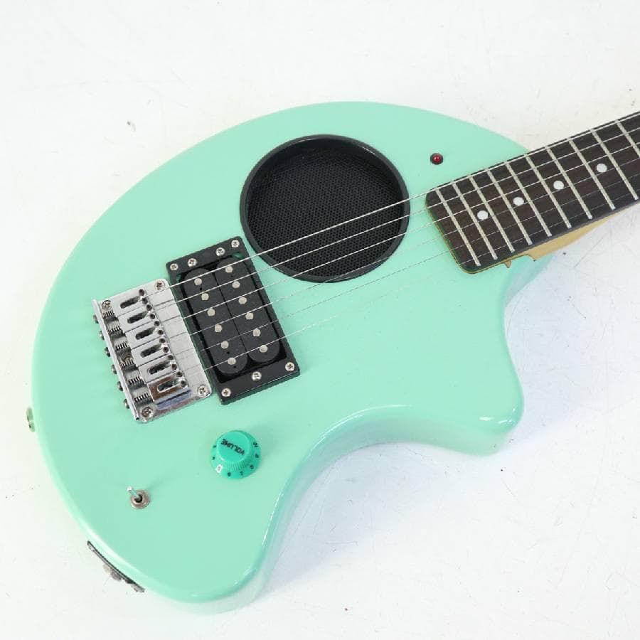 フェルナンデス ZO-3 エレキギター ミントグリーン アンプ内蔵 ぞうさん