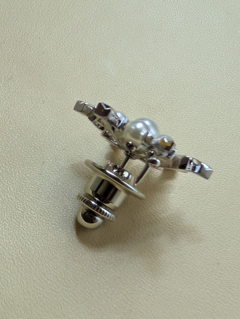 MIKIMOTO パール7珠 ピンブローチ あこや真珠　雪の結晶　未使用品　美品