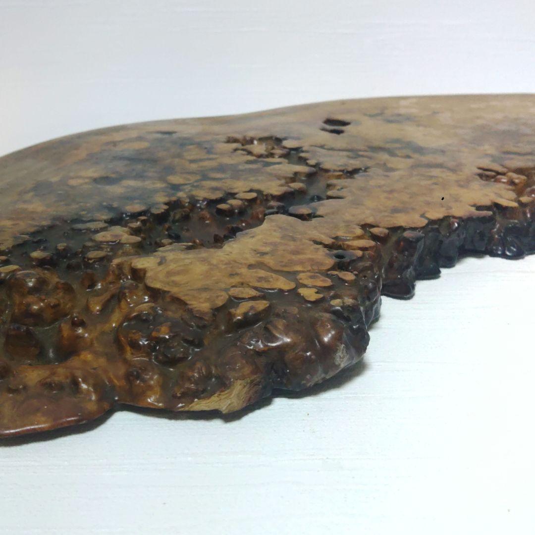 花台　花梨　玉杢　煎茶台　置物台　ウ20